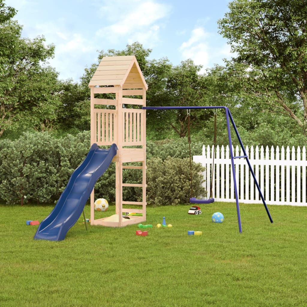 Vidaxl Playhouse Solid Pine Wood