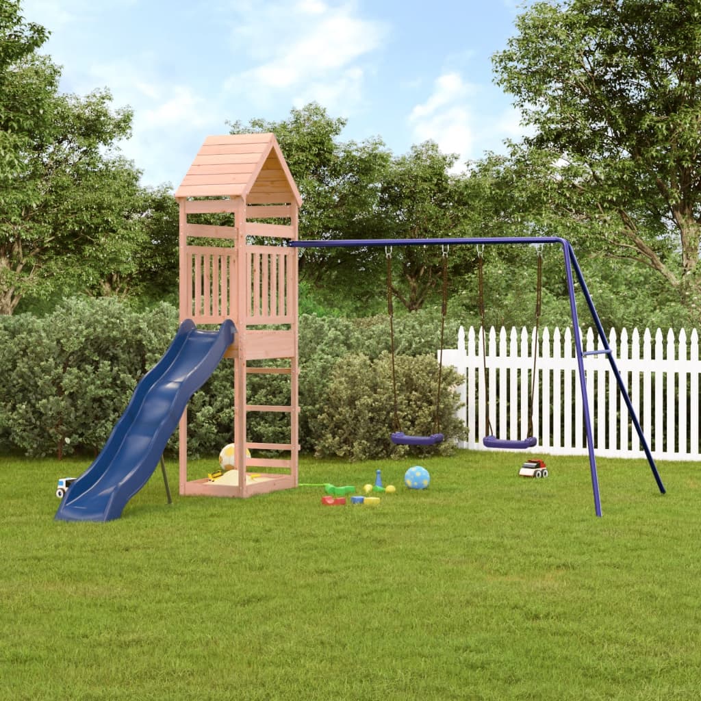 Vidaxl Playhouse Solid Douglas Wood