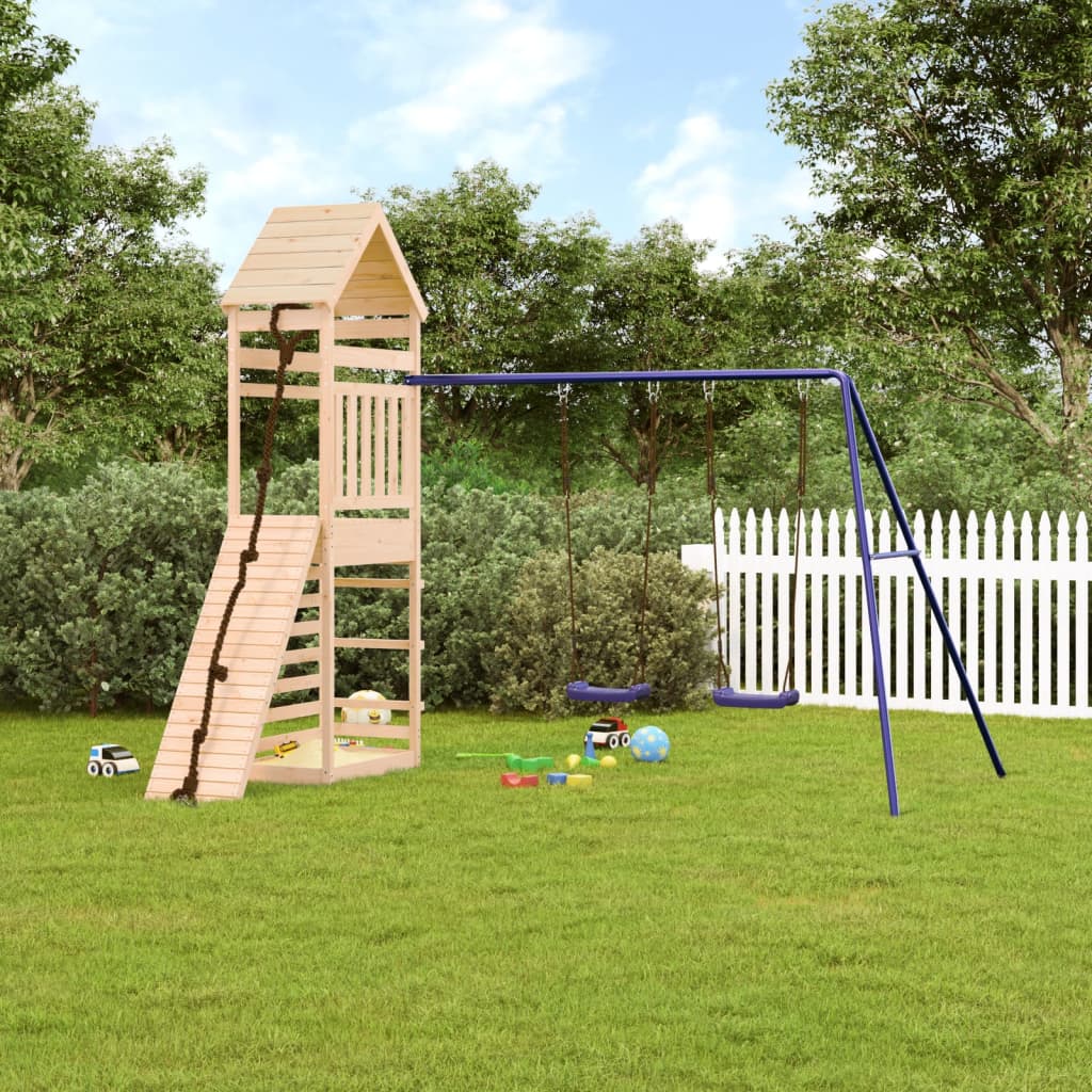 Vidaxl Playhouse Solid Pine Wood