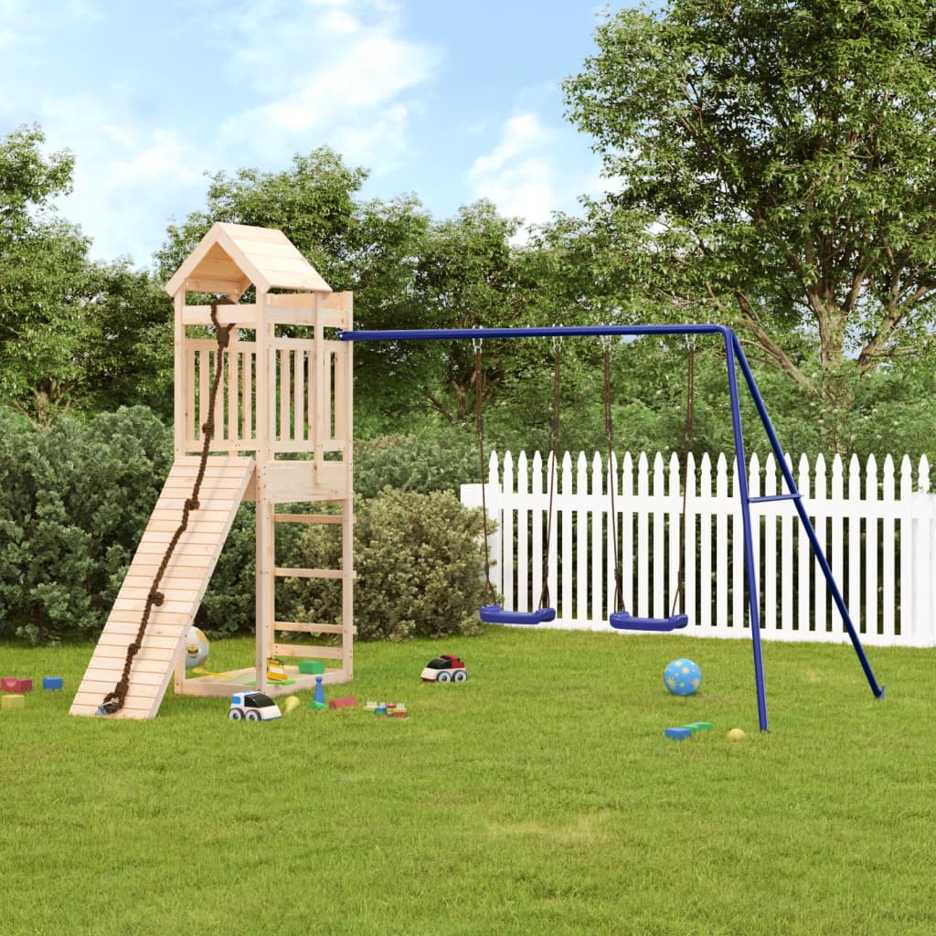 Vidaxl Playhouse Solid Pine Wood