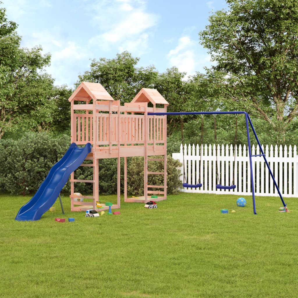 Vidaxl Playhouse Solid Douglas Wood