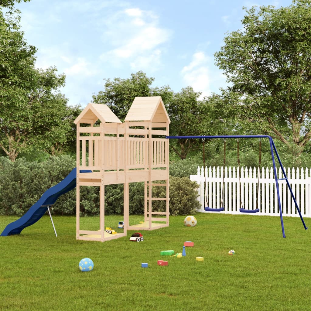 Vidaxl Playhouse Solid Pine Wood
