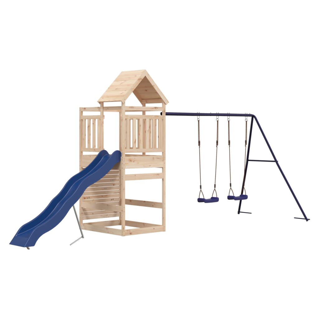 Vidaxl Playhouse Solid Pine Wood