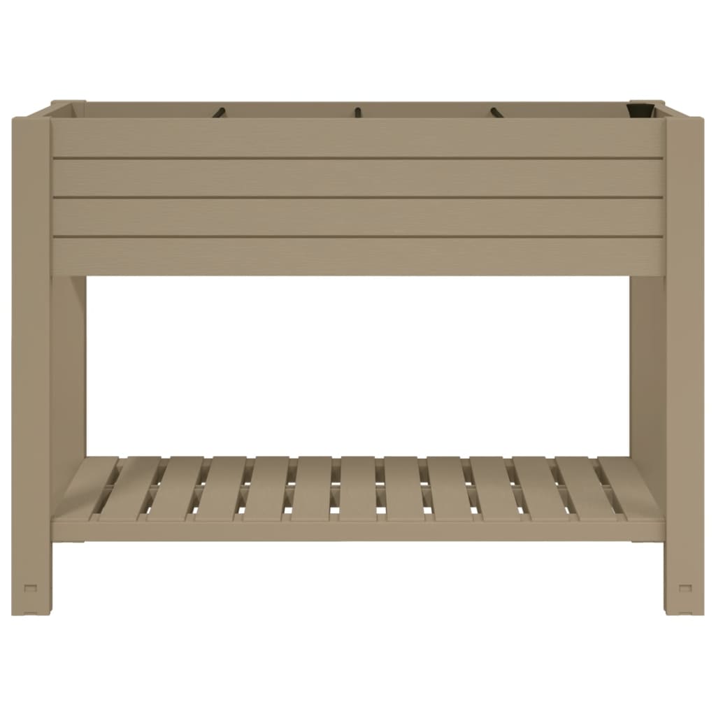 Vidaxx planter hævet 110x45x79 cm polypropylen lysebrun