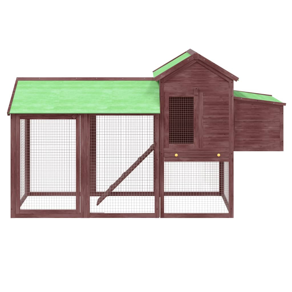 VIDAXX CHOLICHOOP 193X65X117 CM SOLID PINE TRÆ MOCHA Farvet