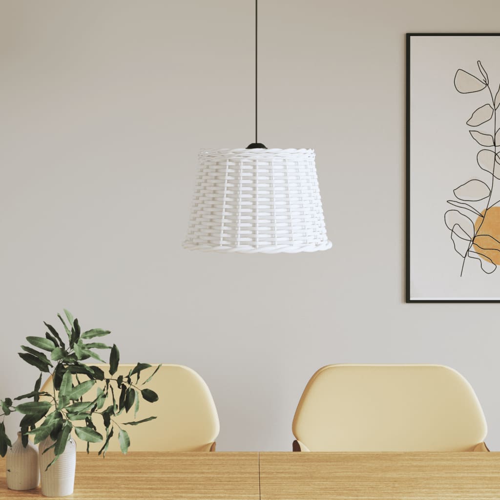 Vidaxx loft lampeskærm Ø40x26 cm kurv hvid