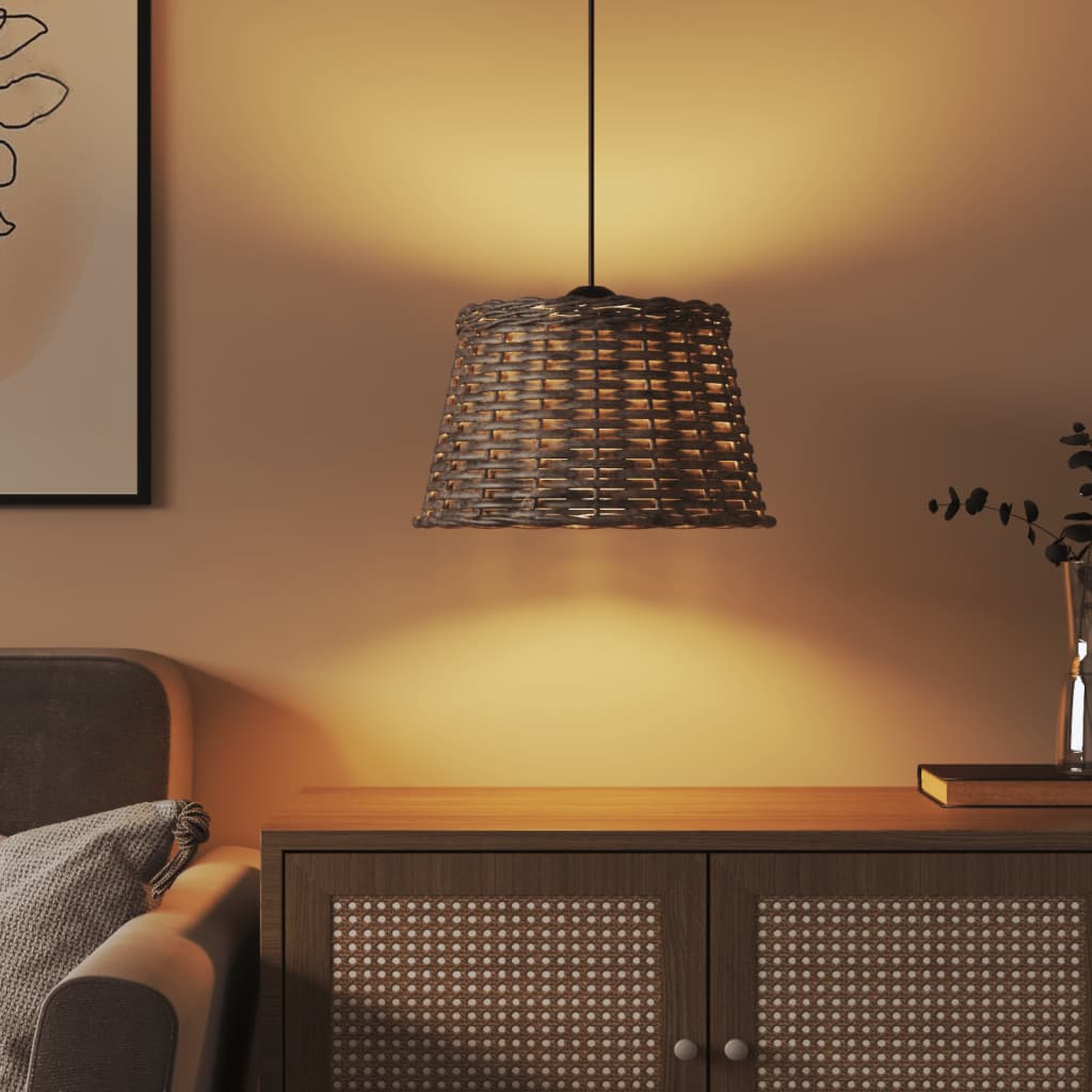 Vidaxx loft lampeskærm Ø38x23 cm kurvbrun