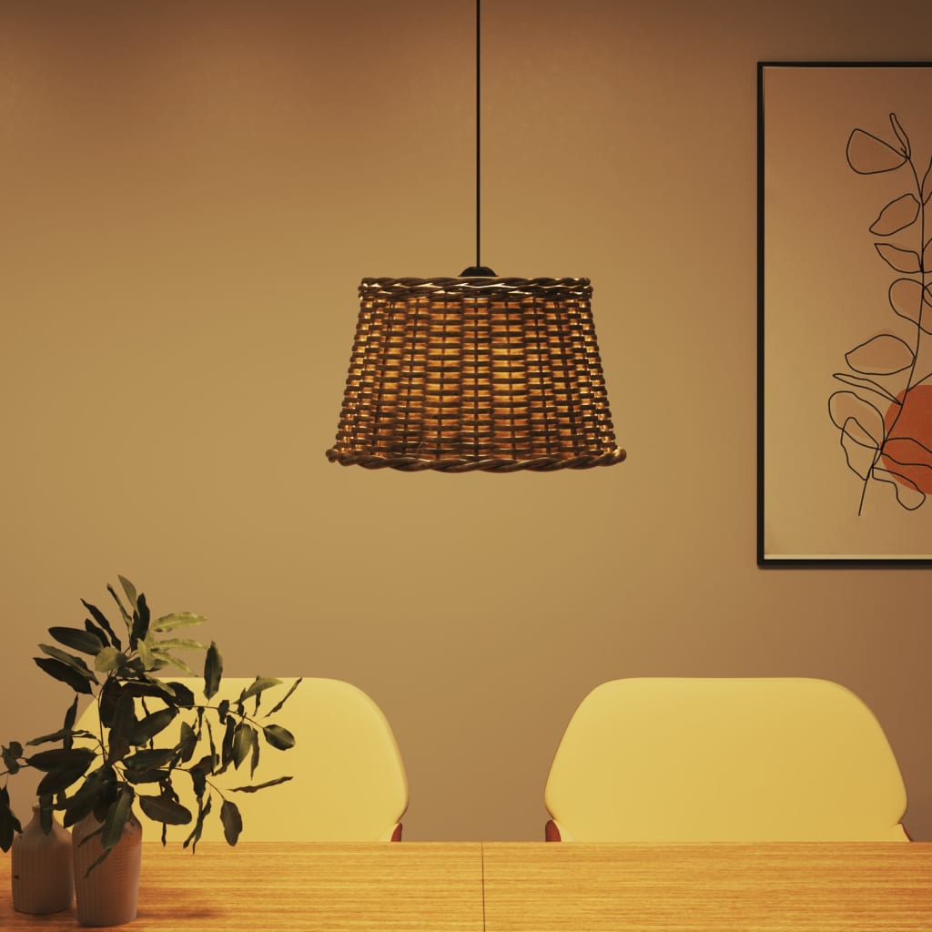 Vidaxx loft lampeskærm Ø45x28 cm kurvbrun