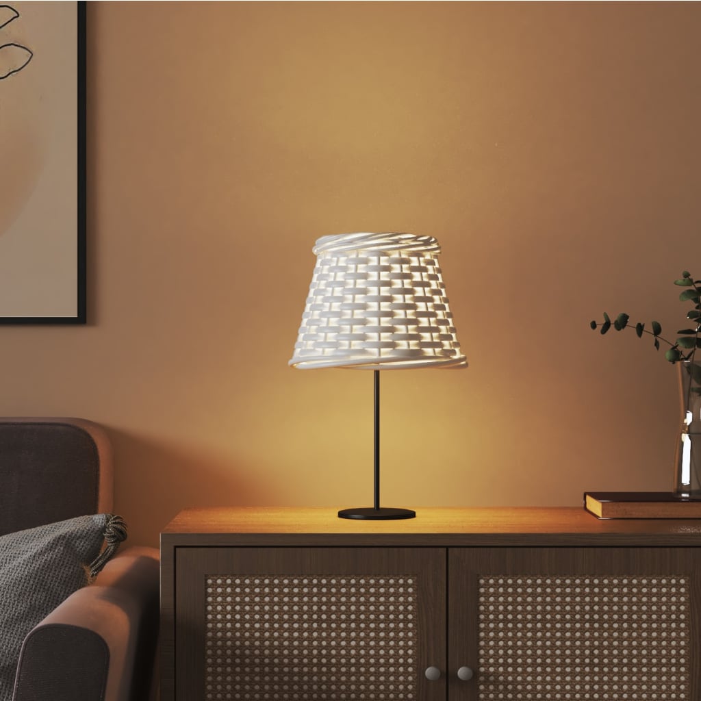 Vidaxl Lampshade Ø15X12 CM Wicker White