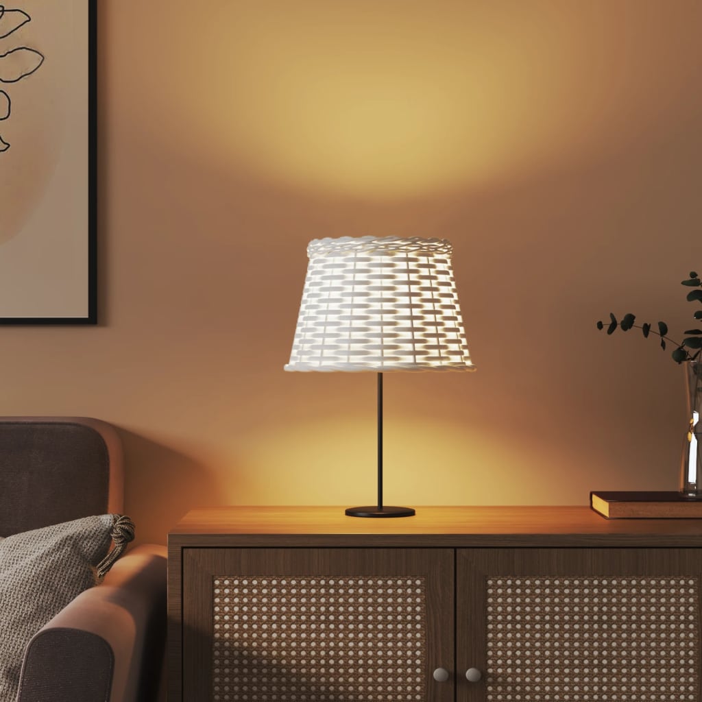 Vidaxl Lampshade Ø25X17 CM Wicker White