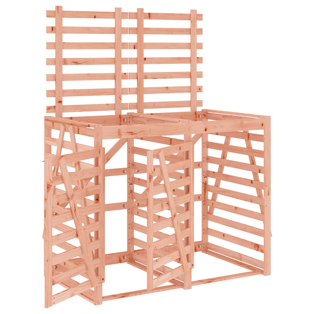 Vidaxl containeropbevaring Dobbelt solid Douglas Wood