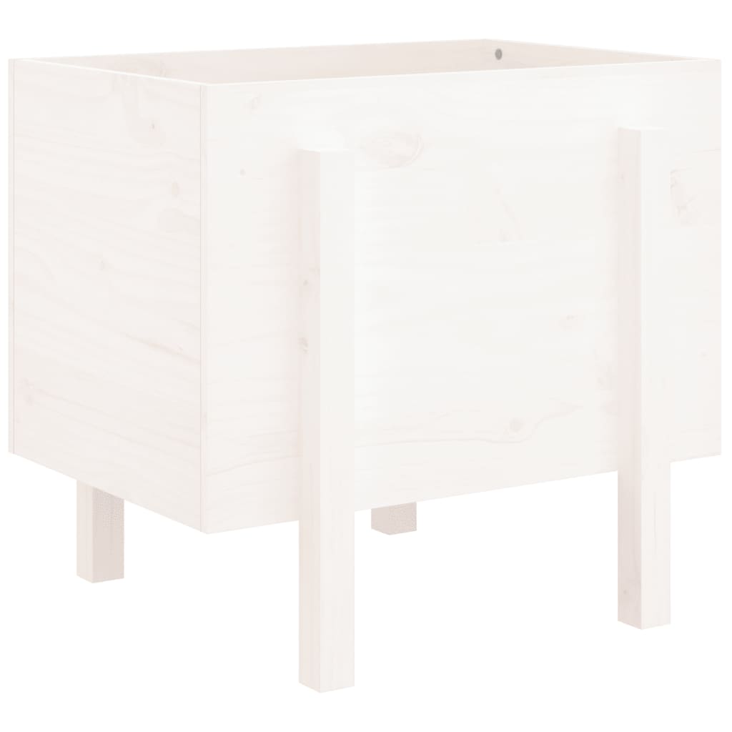 Vidaxx planter 62x50x57 cm fast fyrretræ hvid