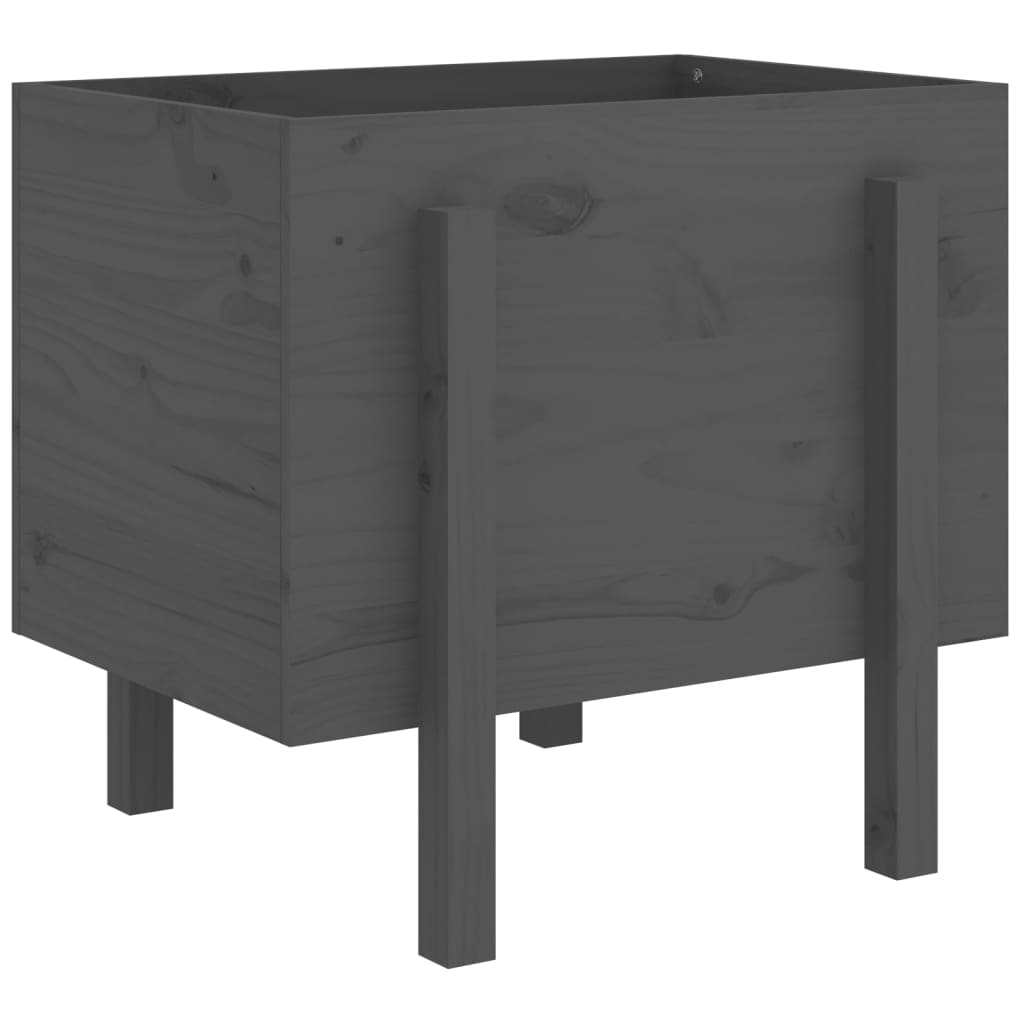 VIDAXX PLANTER 62X50X57 CM SOLID PINE TRE GRÅ
