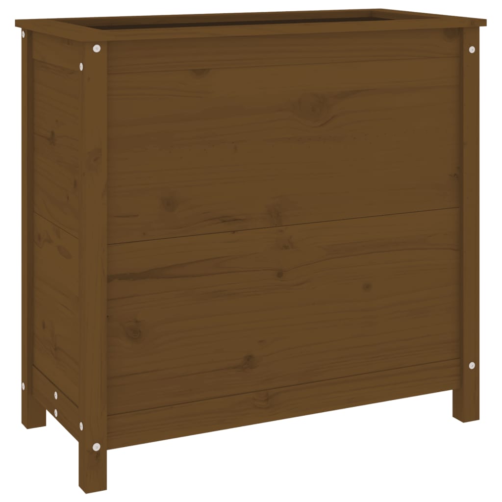 VIDAXX PLANTER 82.5x40x78 cm Solid fyrretræ Honningbrun