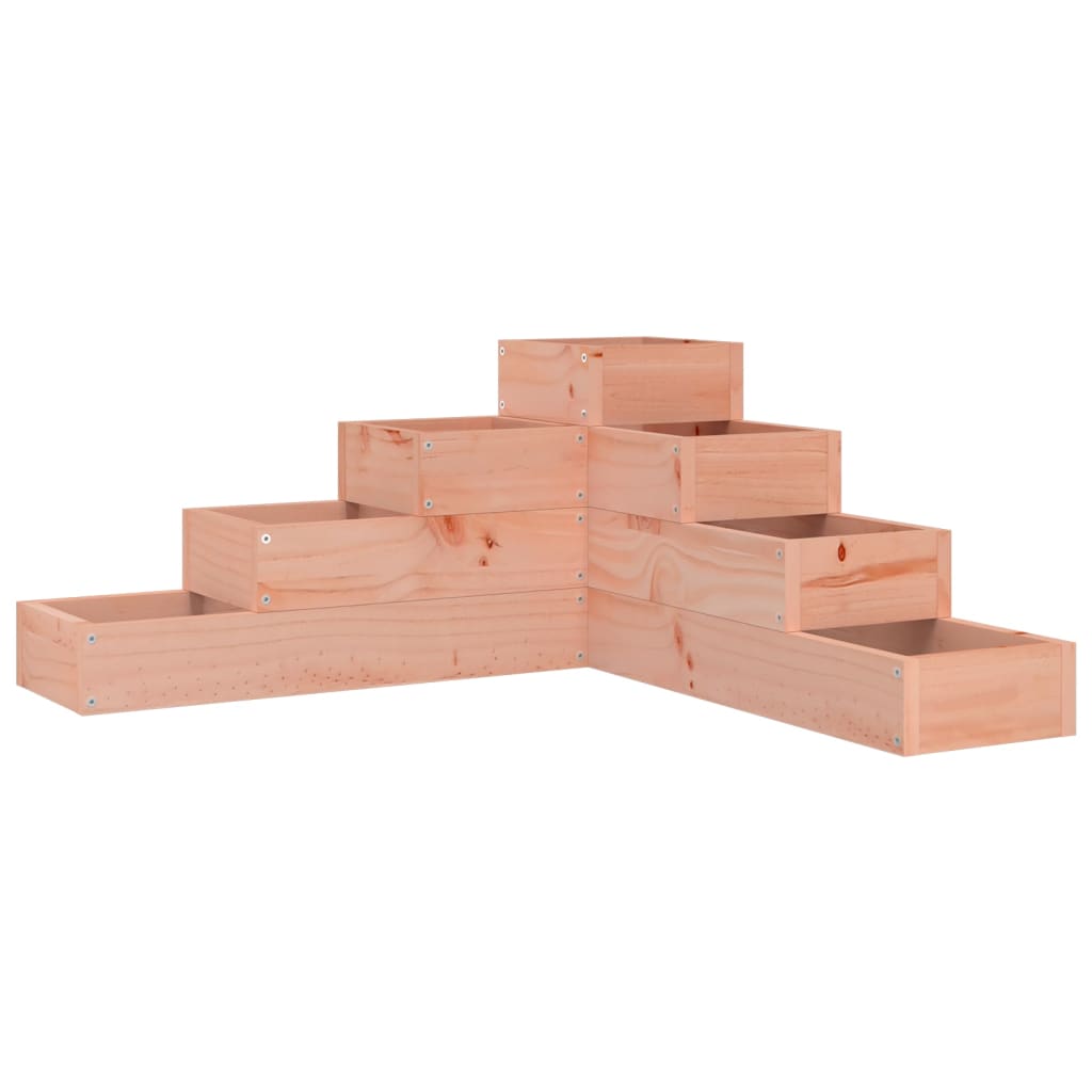 Vidaxl plantenbak 4-laags 80,5x79x36 cm massief douglashout