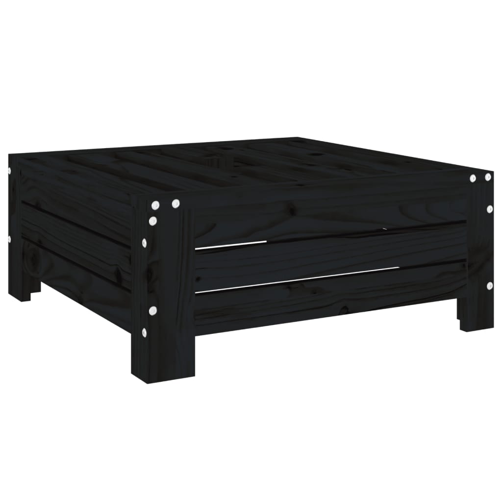 Vidaxx Parasol Base Cover Solid Pine Wood Black