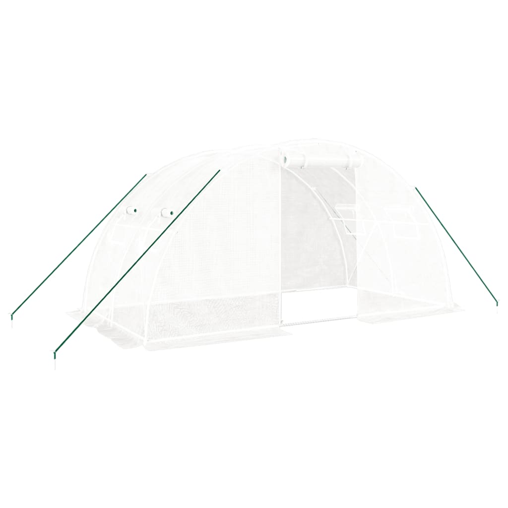 Vidaxxl Garden Greenhouse med stålramme 8 m² 4x2x2 m