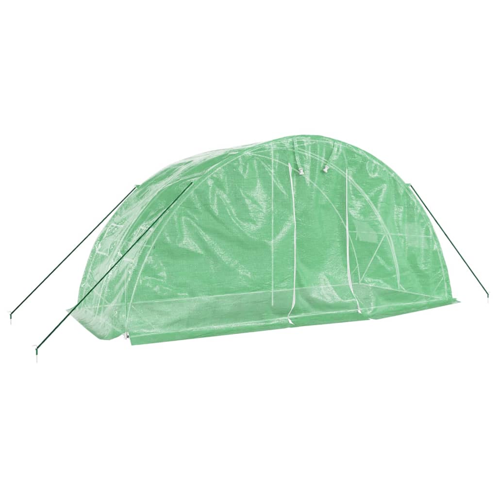 Vidaxxl Garden Greenhouse med stålramme 10 m² 5x2x2,3 m