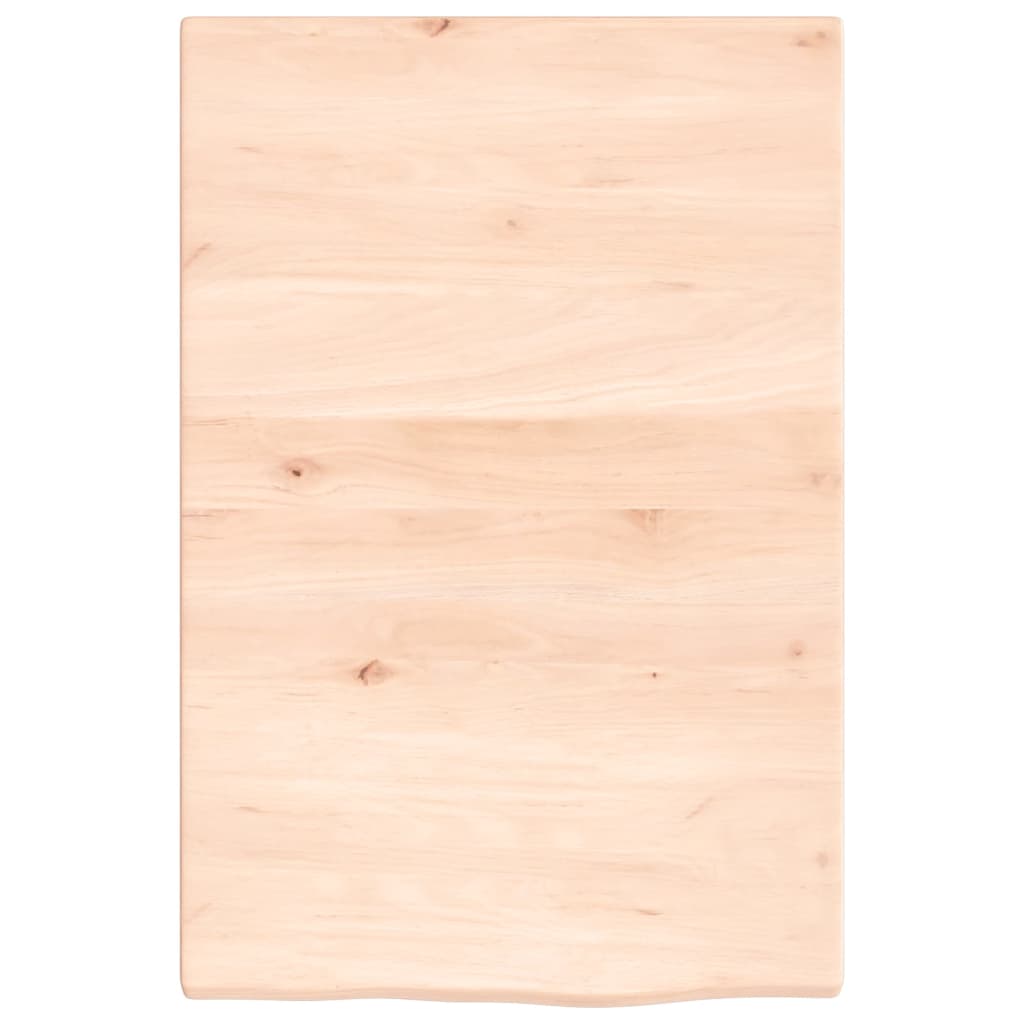 Vidaxx Washbasin Top 40x60x2 cm ubehandlet fast træ