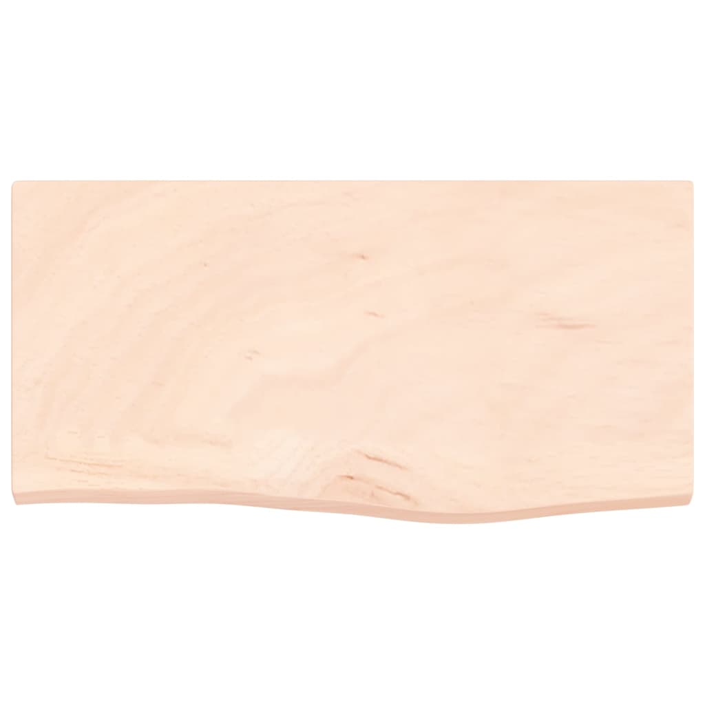Vidaxx Washbasin Top 60x30x2 cm Ubehandlet fast træ