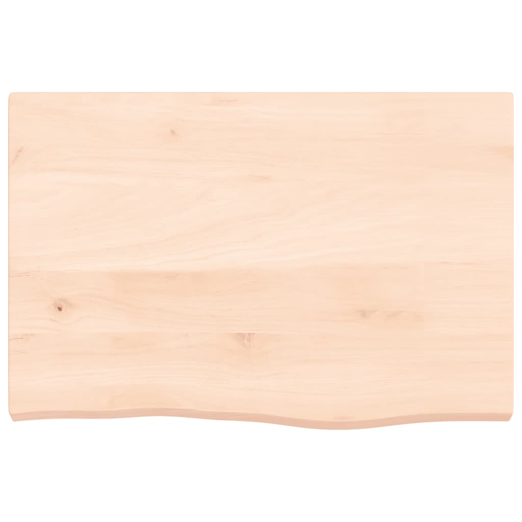 Vidaxx Washbasin Top 60x40x (2-4) cm ubehandlet fast træ