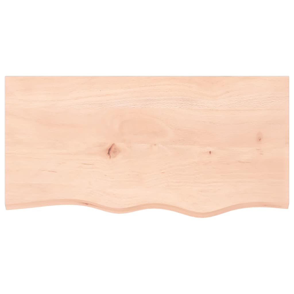 Vidaxx håndvasktop 80x40x (2-6) cm ubehandlet massivt træ