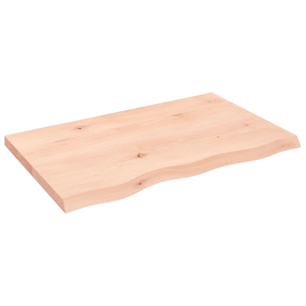 Vidaxx Washbasin Top 80x50x (2-4) cm ubehandlet fast træ