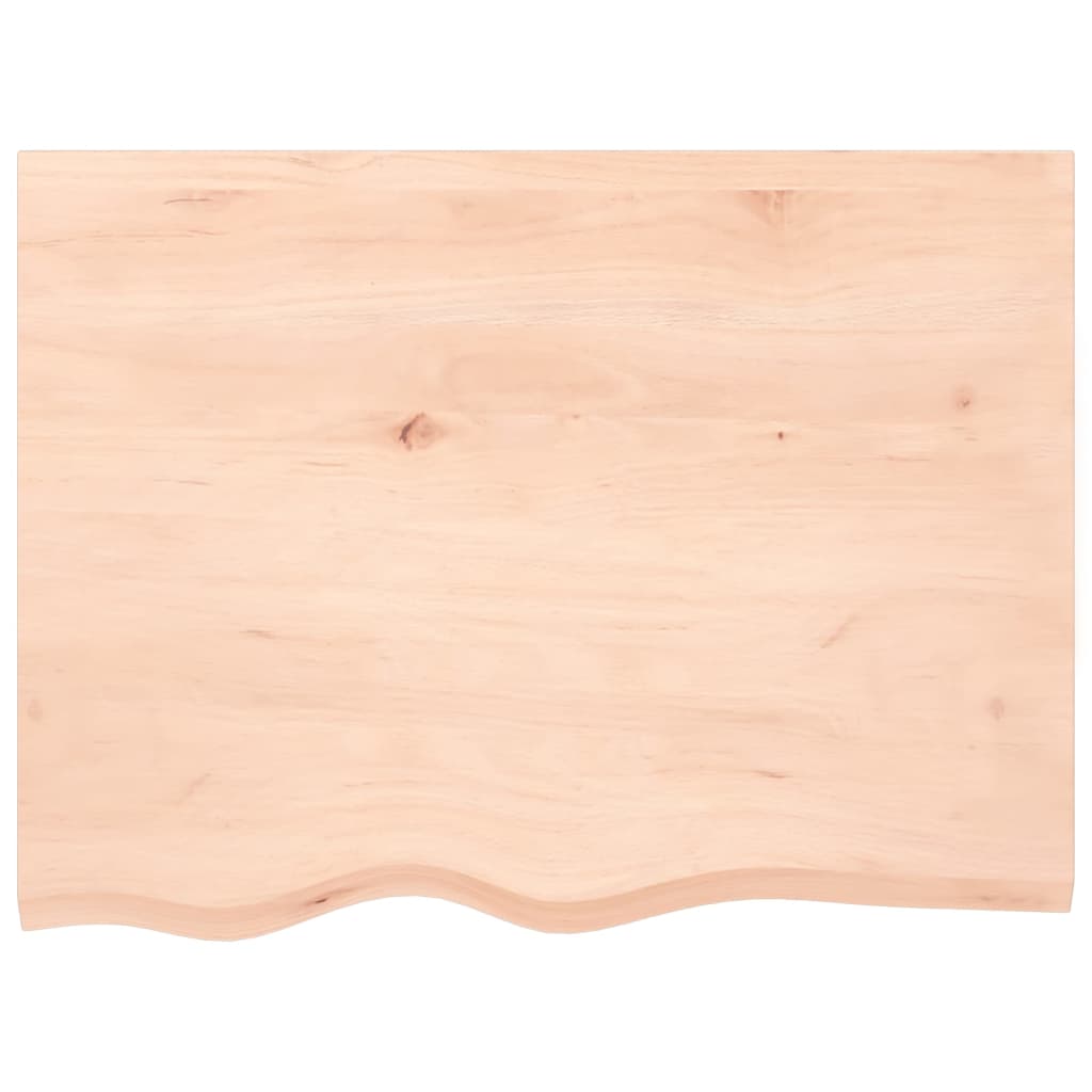 Vidaxx Washbasin Top 80x60x2 cm ubehandlet fast træ