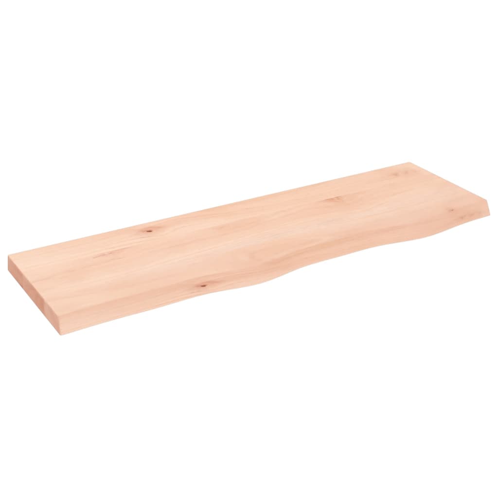 Vidaxx Washbasin Top 100x30x (2-4) cm ubehandlet fast træ