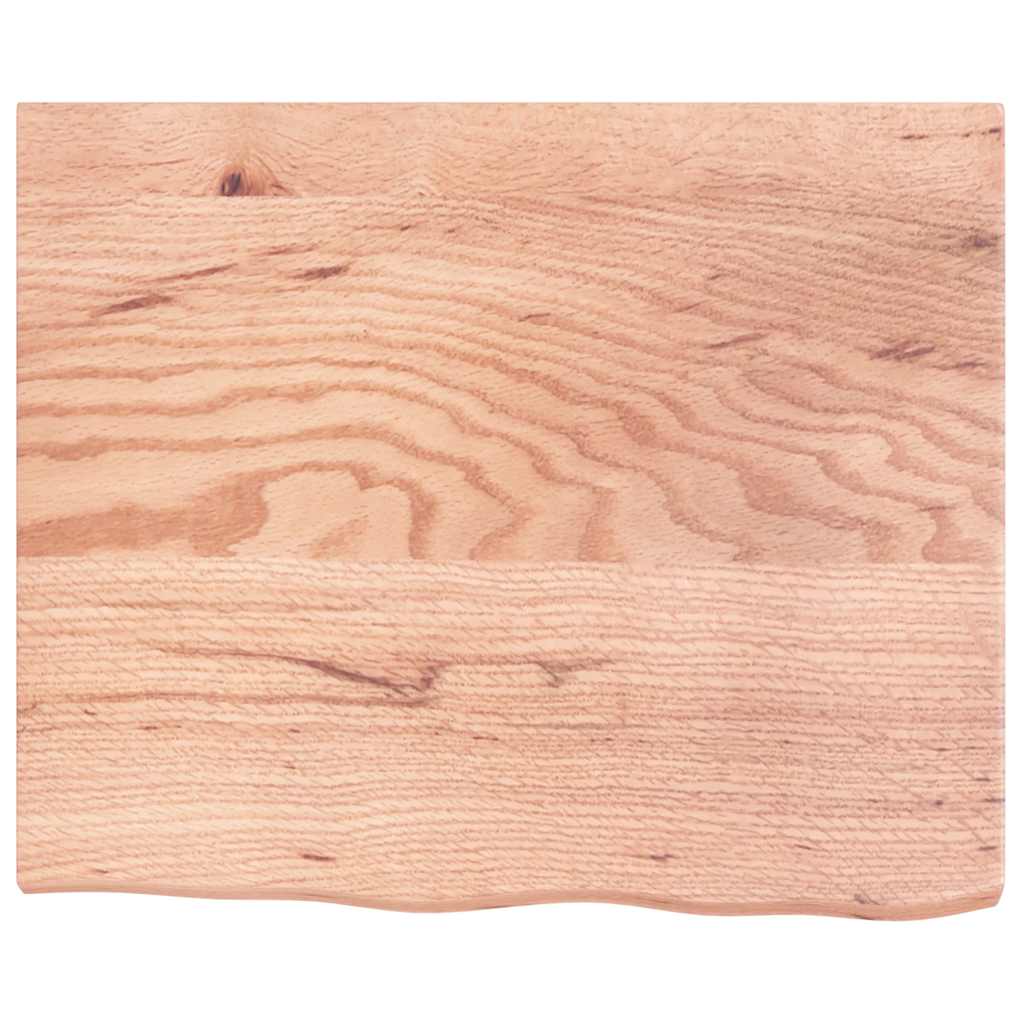 Vidaxx Washbasin Top 60x50x (2-4) cm behandlet fast træ lysebrun