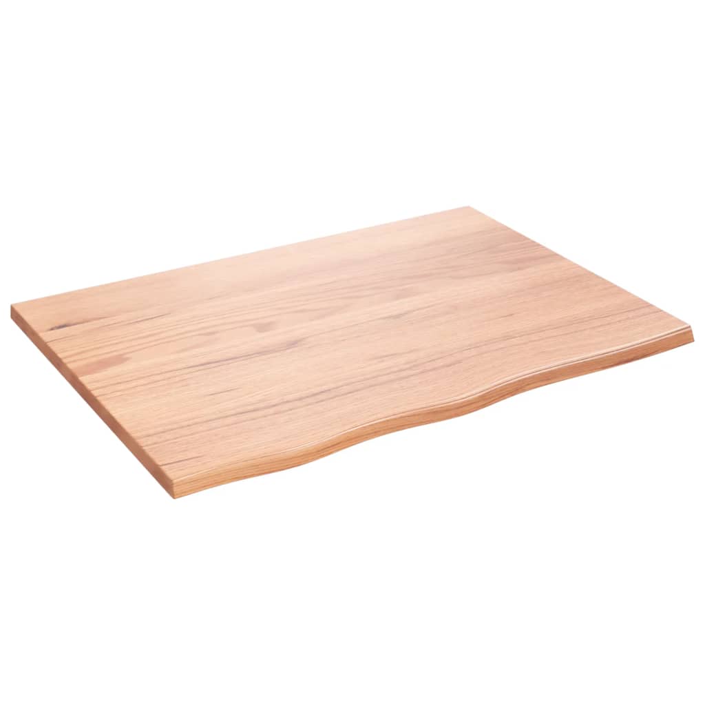 Vidaxx Washbasin Top 80x60x2 behandlet solid træ lysebrun