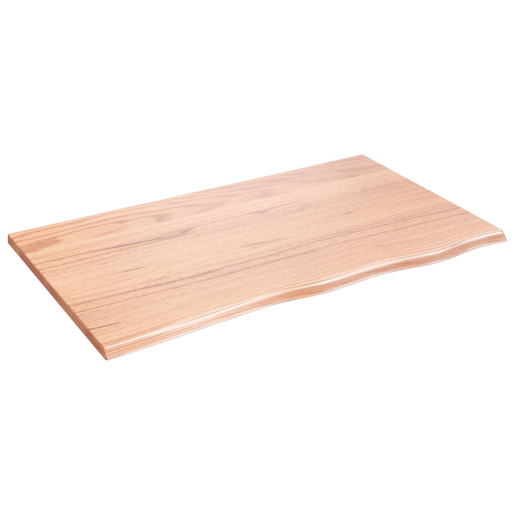 Vidaxx Washbasin Top 100x60x2 behandlet solid træ lysebrun