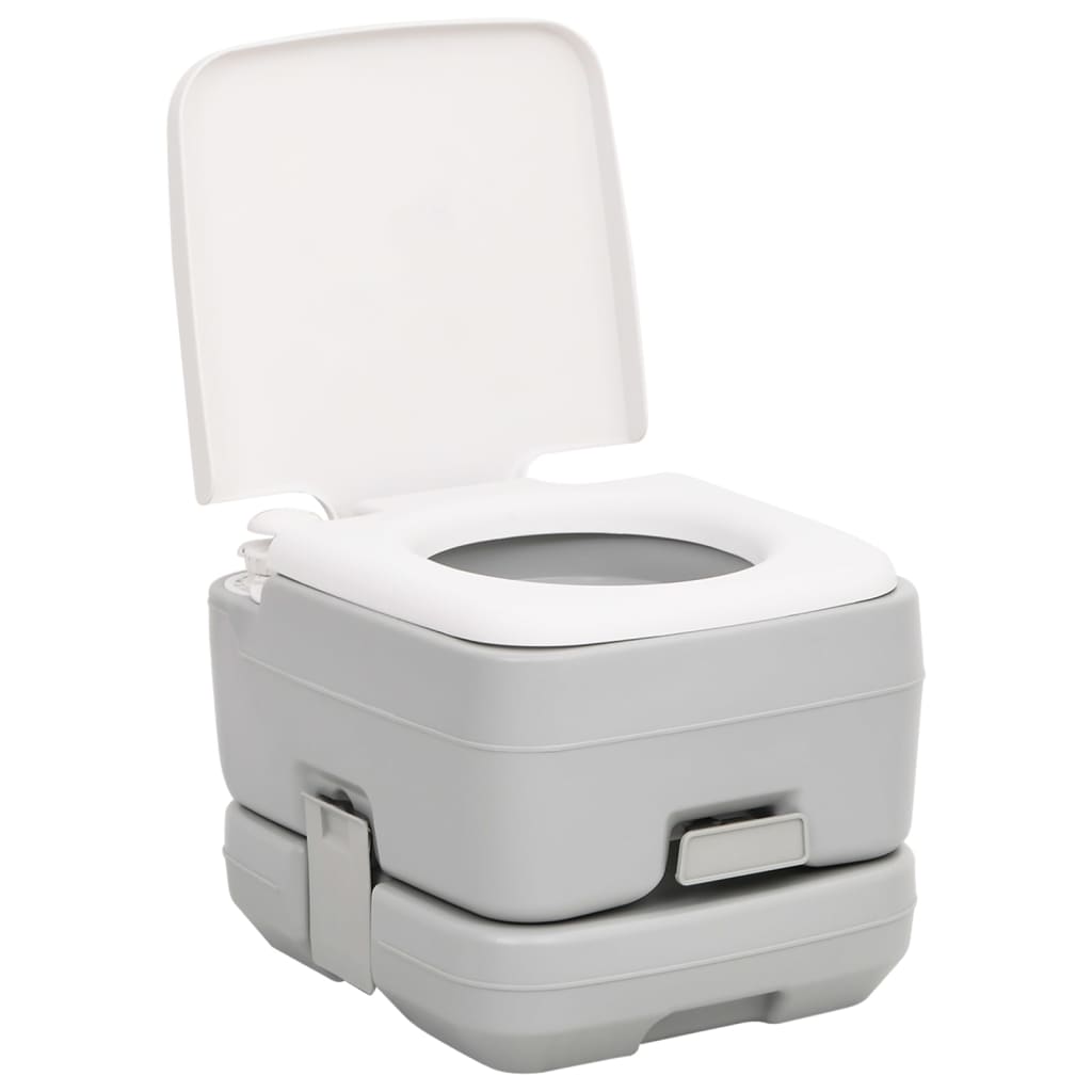 Vidaxl camping toilet og vandtank sæt bærbart
