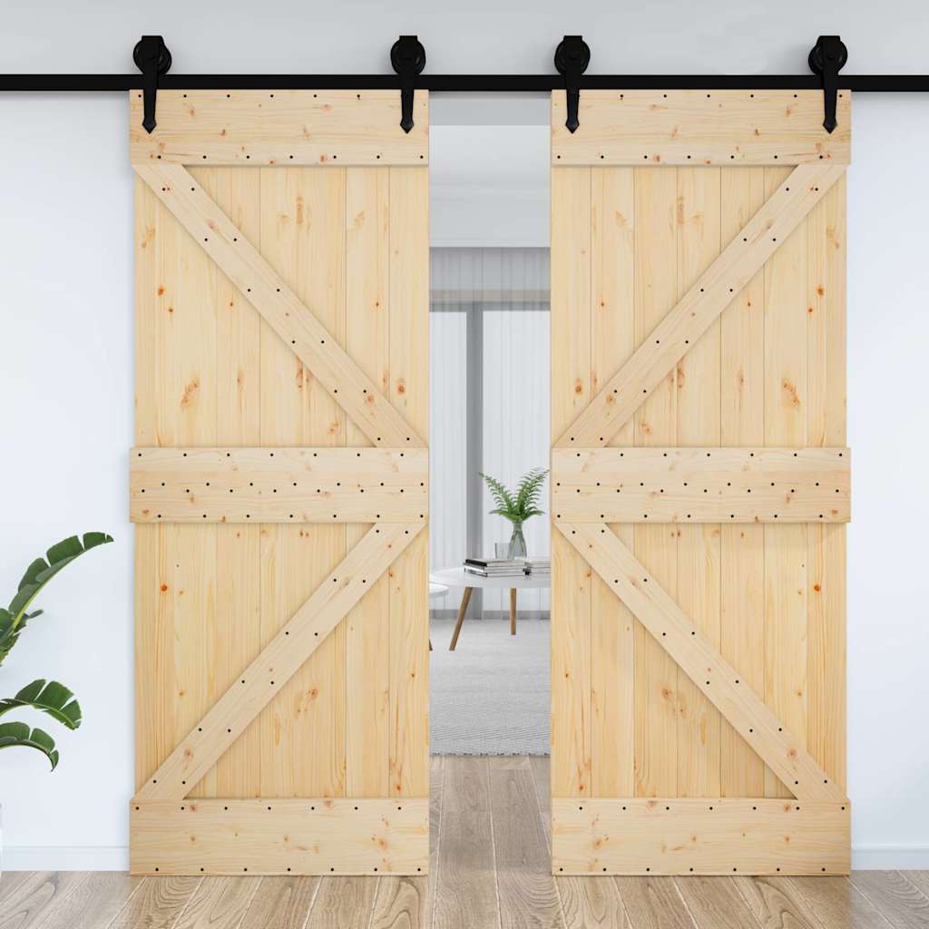 Vidaxx Door Narvik 85x210 cm Solid fyrretræ