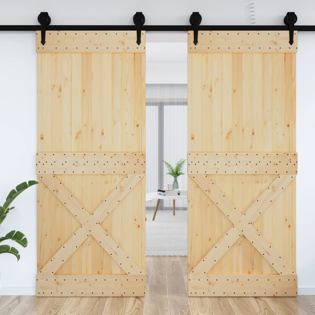 Vidaxx Door Narvik 95x210 cm Solid fyrretræ