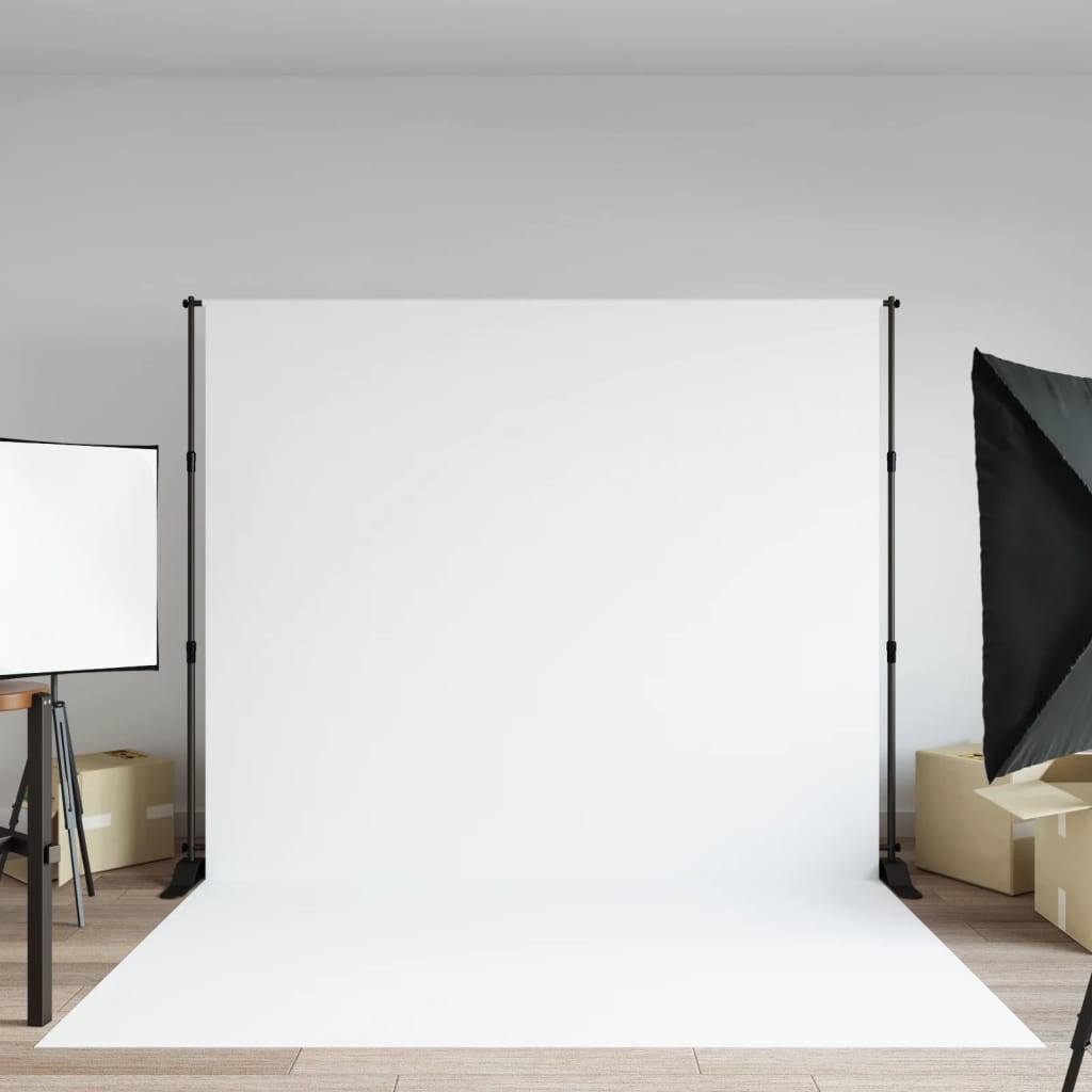 Vidaxl baggrundsstandard 254x243 cm stål sort