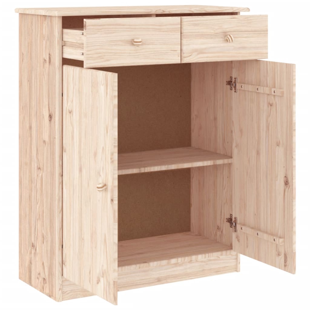 VIDAXX SHOE CABINET ALTA 77X35X96 CM SOLID PINE WOOD