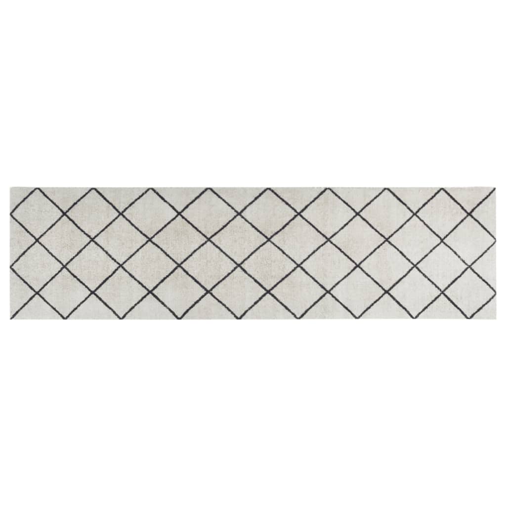 Vidaxx Kitchen Mat vaskbar kontrolleret 45x150 cm fløjl