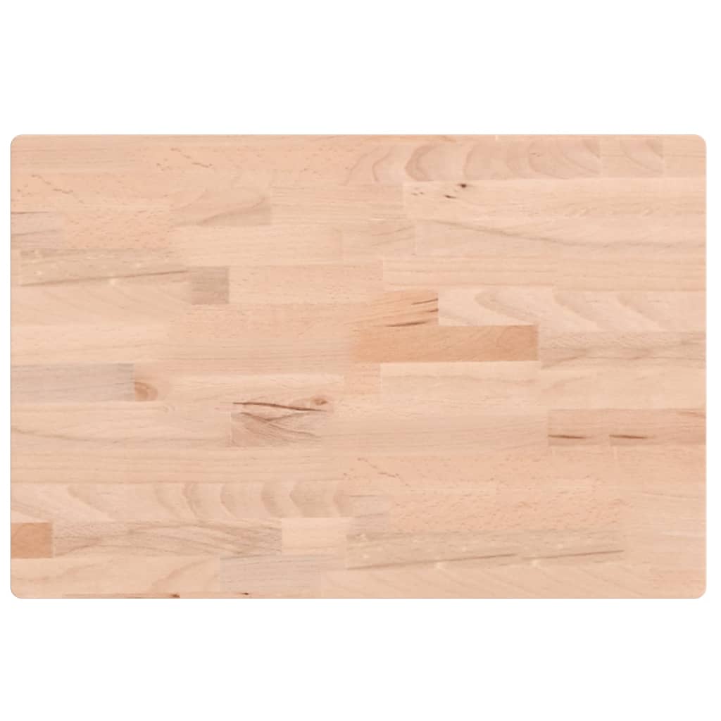 Vidaxx Washbasin Top 60x40x2,5 cm fast bøg træ
