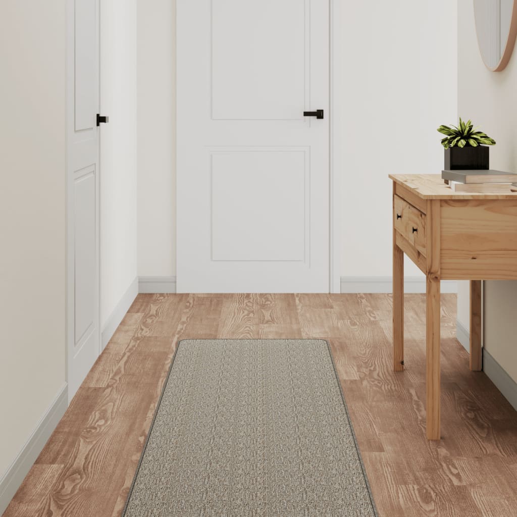 Vidaxx tæppeløber 50x200 cm sisal look platin