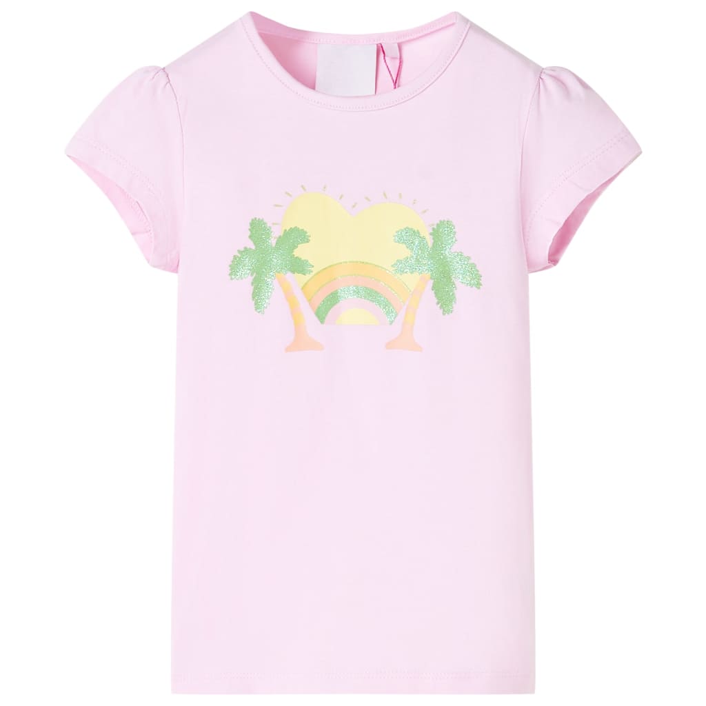 Vidaxl børneshirt 104 lyserosa