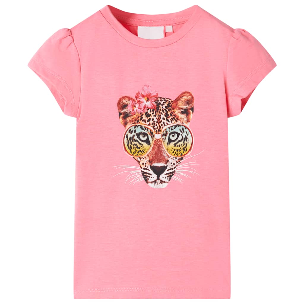 VidaXL børneskjorte 128 neon pink