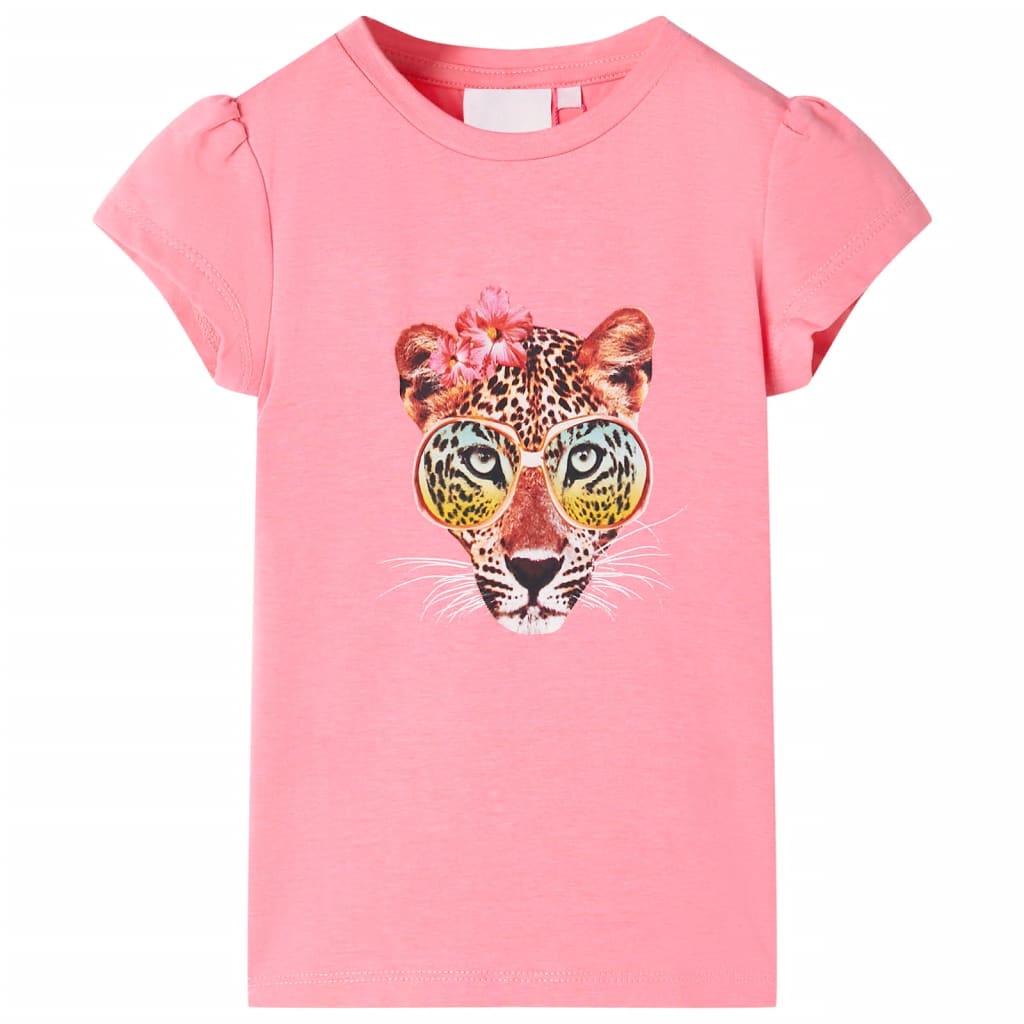 VidaXL børneskjorte 140 neon pink