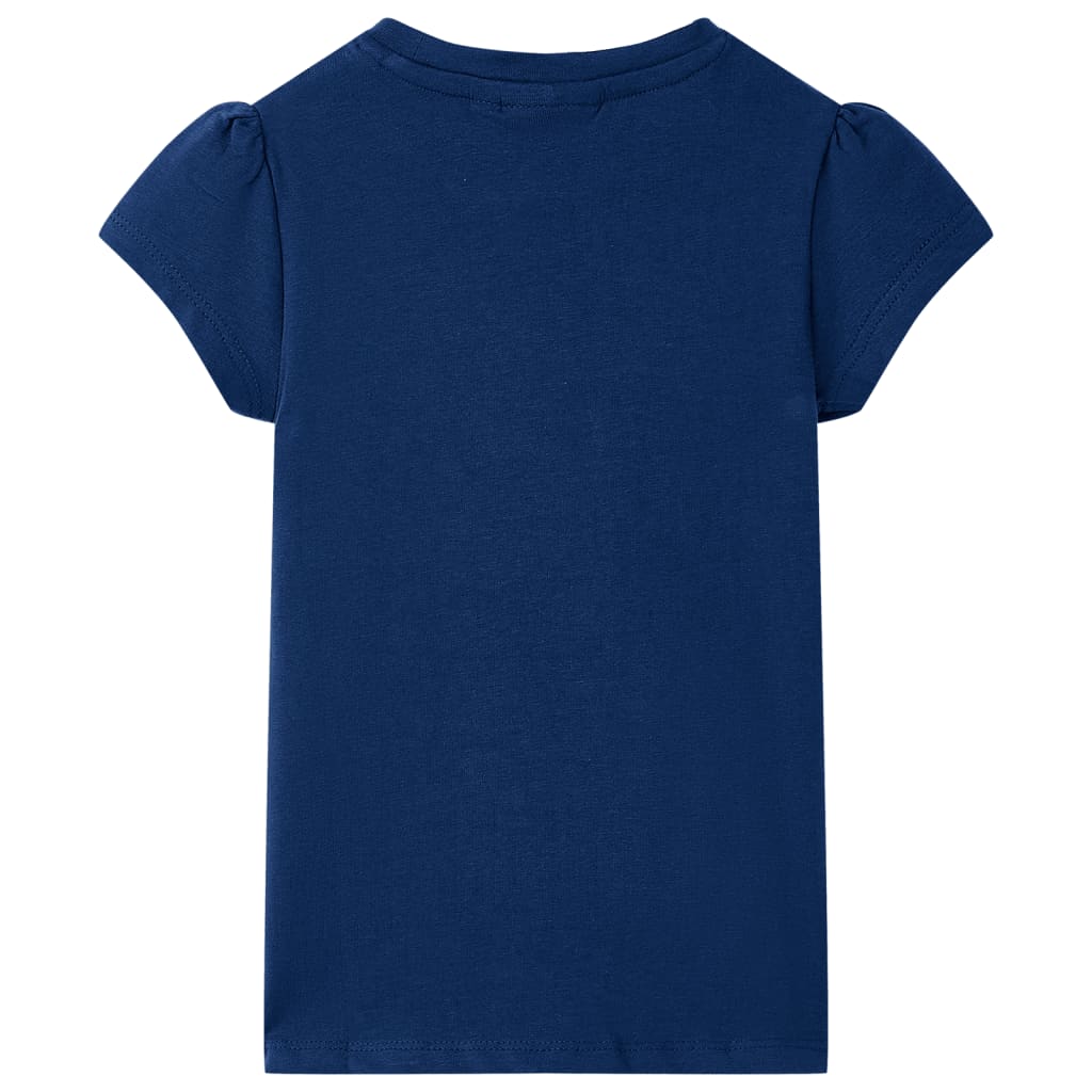 Vidaxl børneshirt 128 marineblå