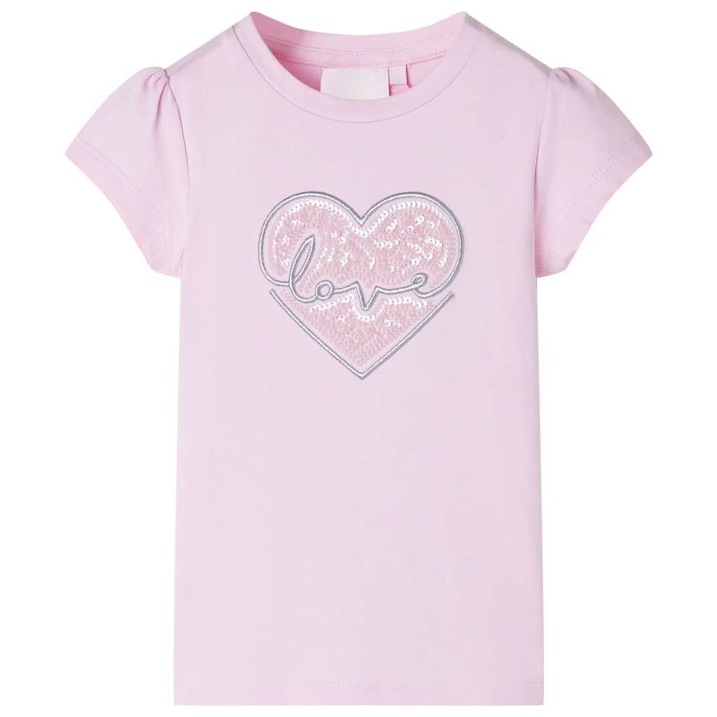 Vidaxl børneshirt 92 lyserosa