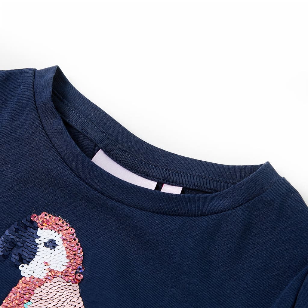 Vidaxl børneshirt 92 marineblå