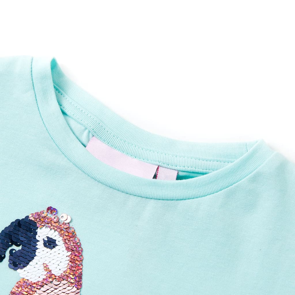 Vidaxl Børns skjorte 92 Light Sea Blue