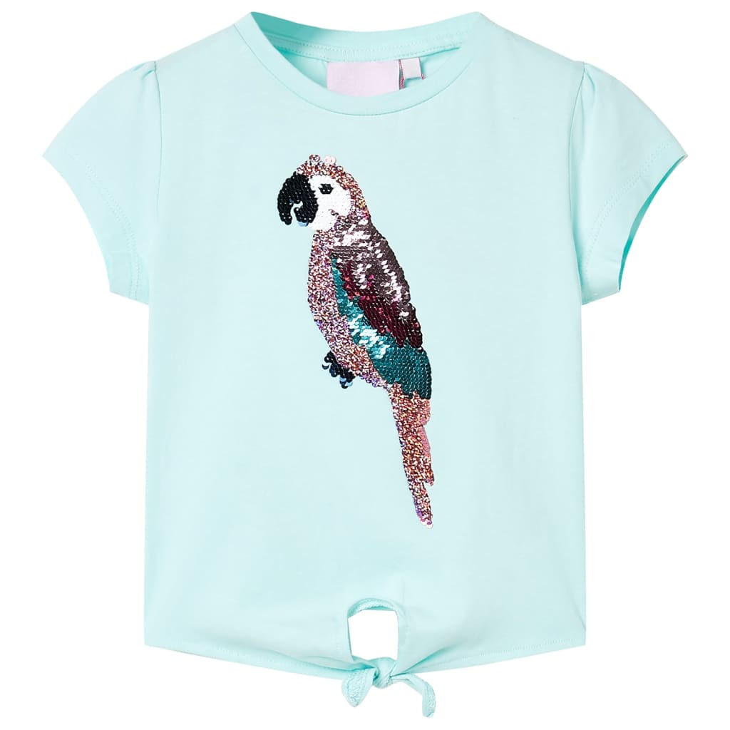 Vidaxl børneshirt 104 Light Sea Blue