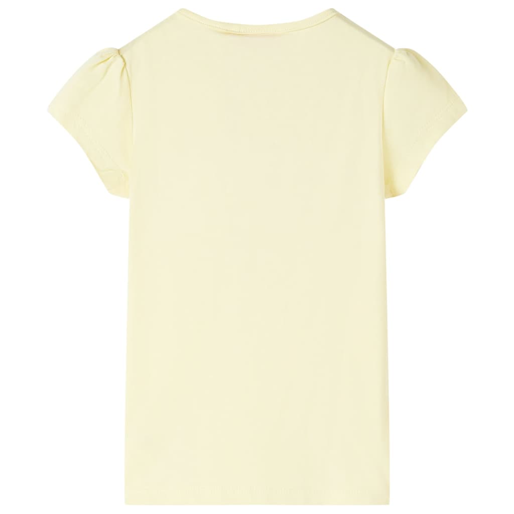Vidaxl Børns skjorte 104 Soft Yellow