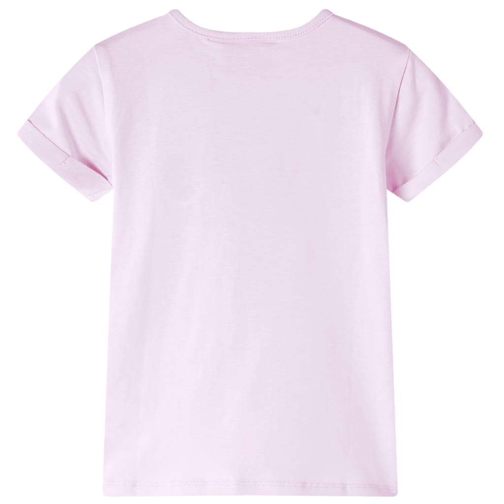 Vidaxl børneshirt 92 blød lyserød